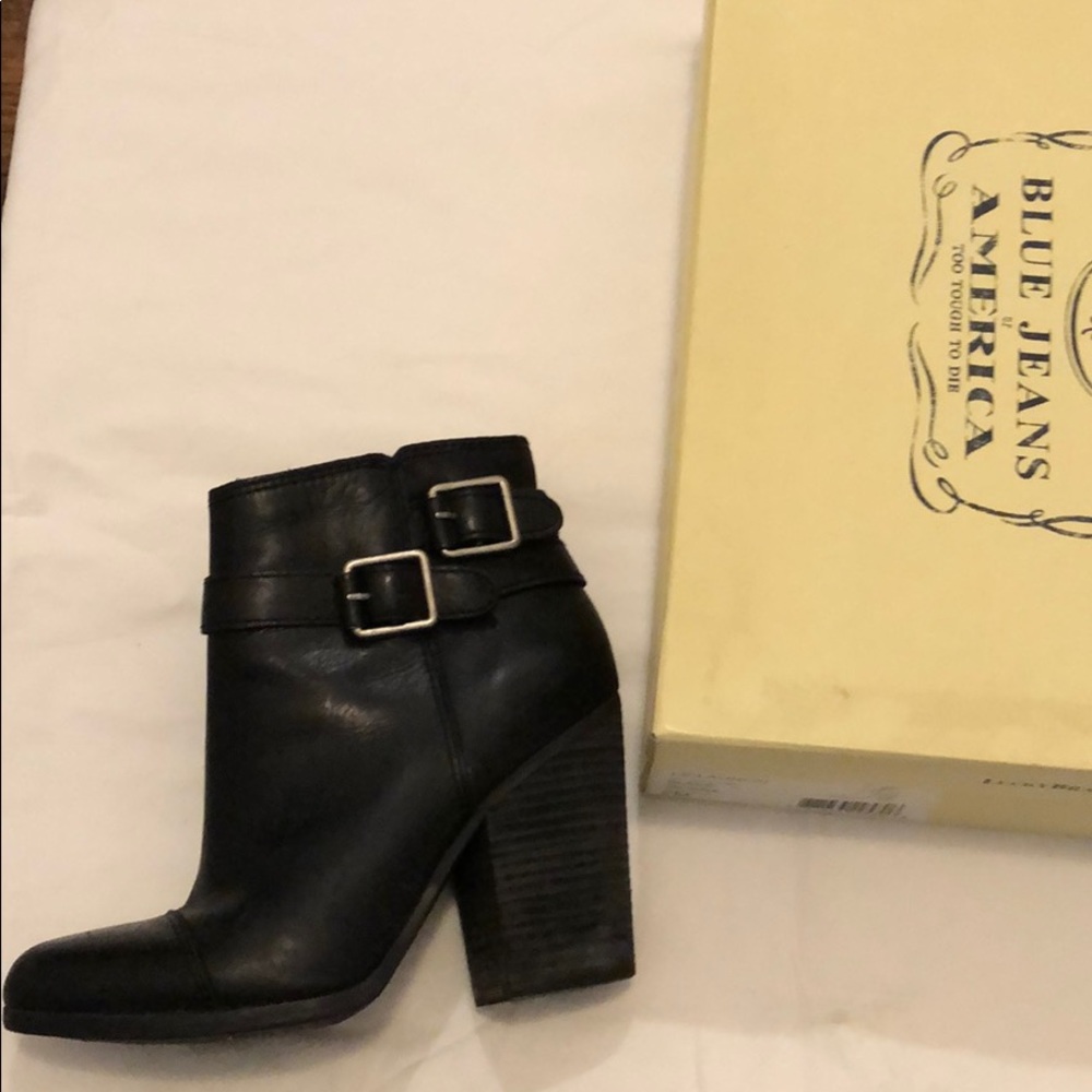 Black bootie lucky brand